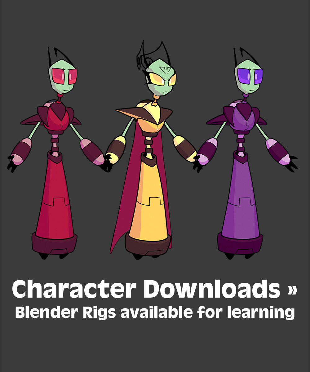 blender characters